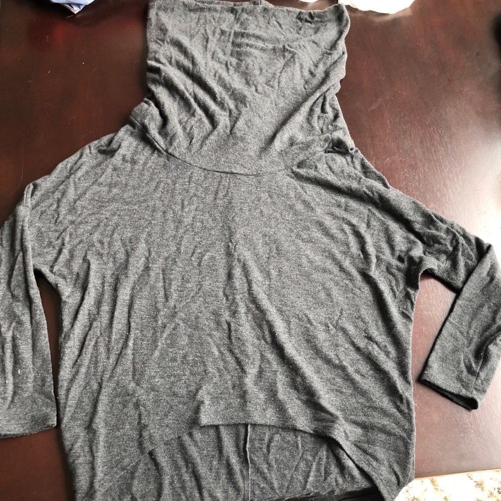 Women’s stretch turtle neck sweater Grey S/M